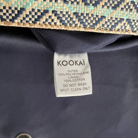 Kookai Multi Coloured Women’s Clutch Purse Bag Pre Owned Stain On Corner - Picture 14 of 15